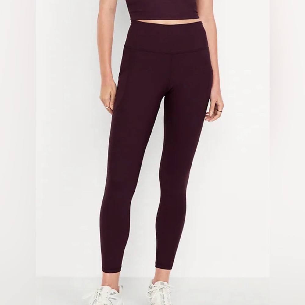 Old Navy High-Waisted PowerSoft 7/8 Pocket Leggings